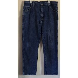 Wrangler Mens Jeans Regular Fit 40 x 32 Blue Denim Classic Western Greensboro NC